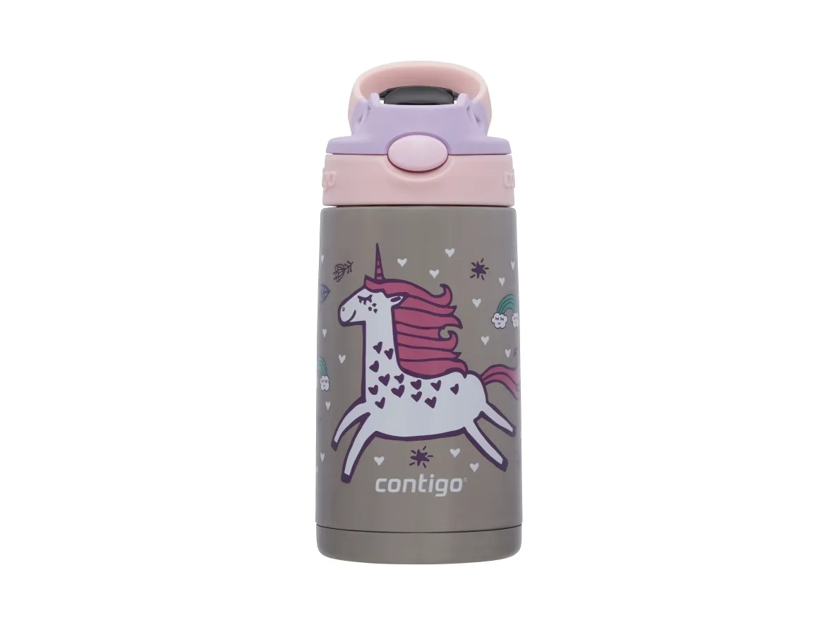 Contigo - Easy Clean Steel Strawberry Unicorn - 380 ml