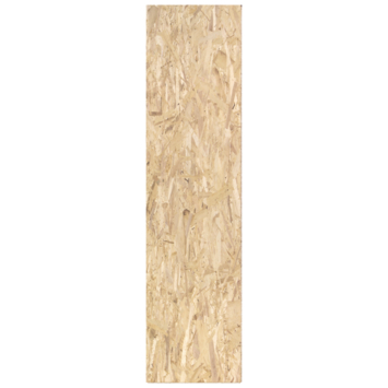 OSB3 plaat 244x59 cm dikte 15 mm met 4-zijdige tong en groef