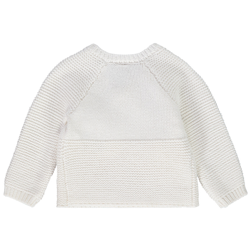 Gilet en tricot effet cache-coeur pour bébé prématuré