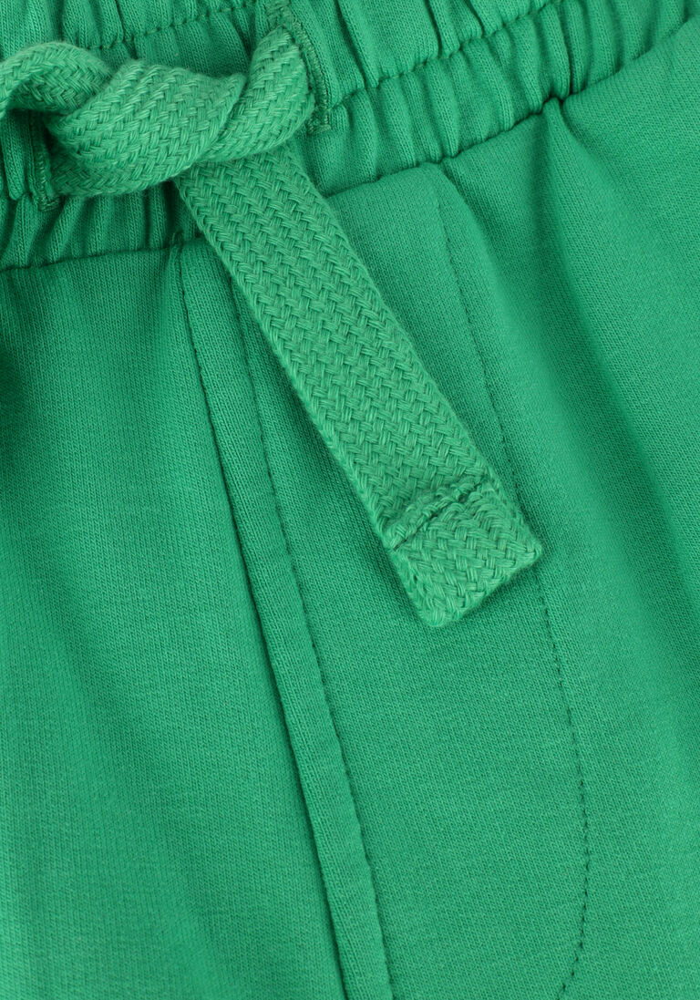 MOODSTREET groene moodstreet korte broek sweatshort with sidepockets