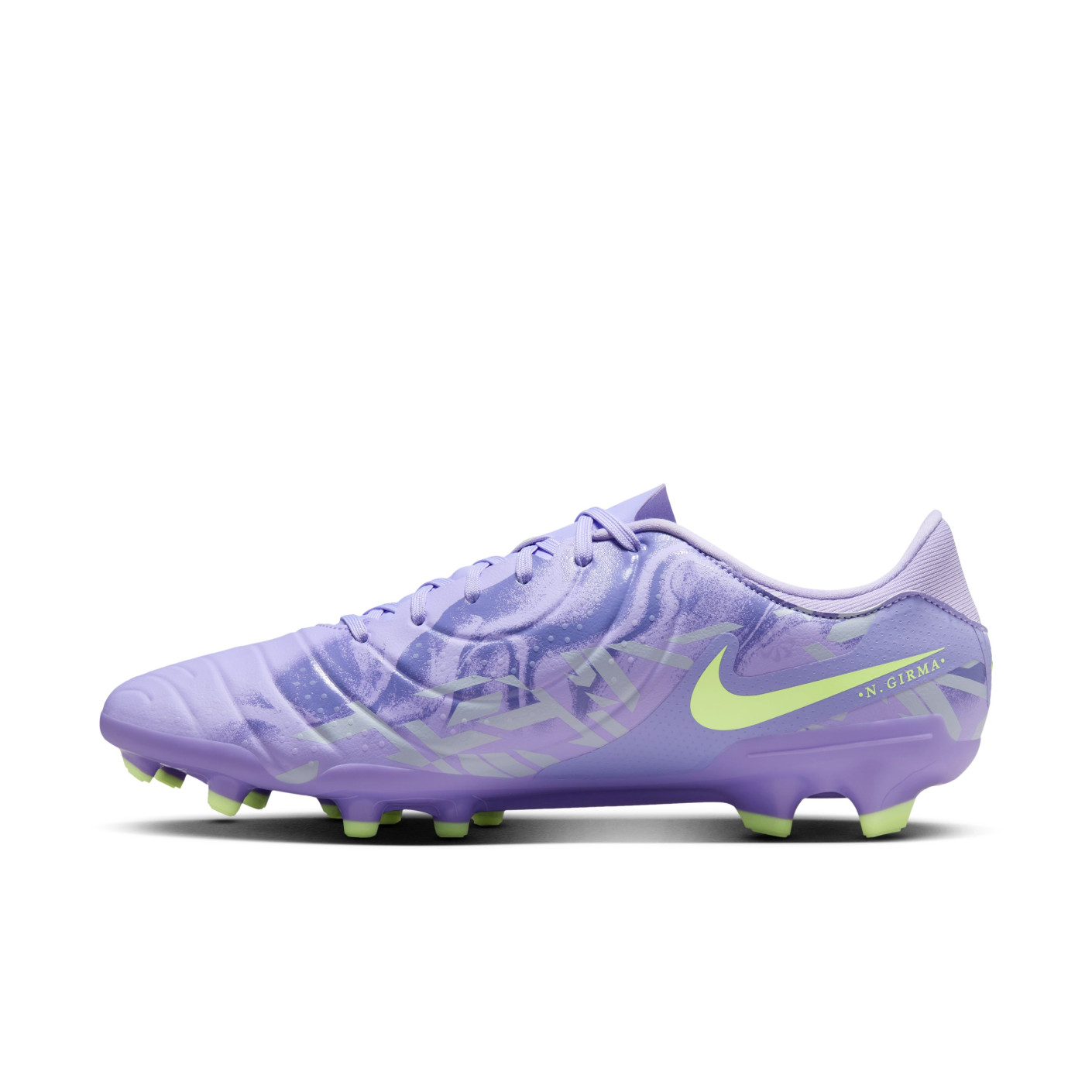 Nike Tiempo Legend 10 Academy Gras / Kunstgras Voetbalschoenen (MG) Lichtpaars Lichtgeel