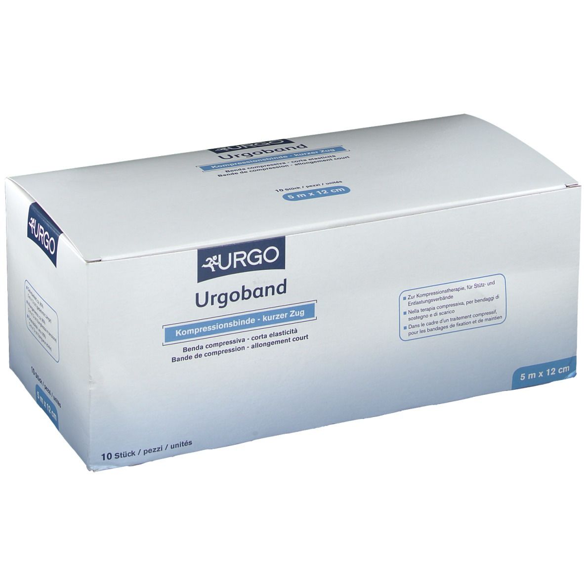 Urgoband Kompressionsbinde kurzer Zug 12 cm x 5 cm