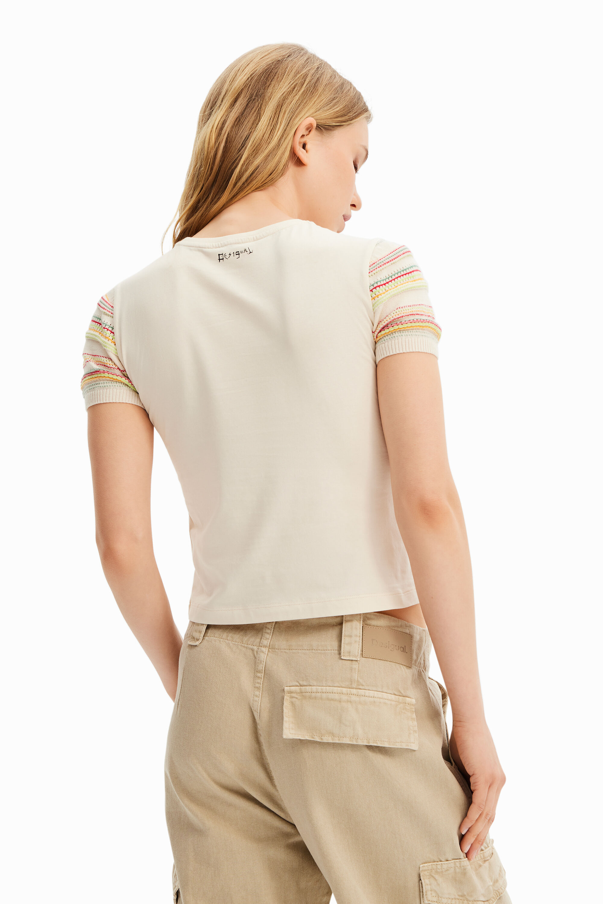 T-shirt maille arty