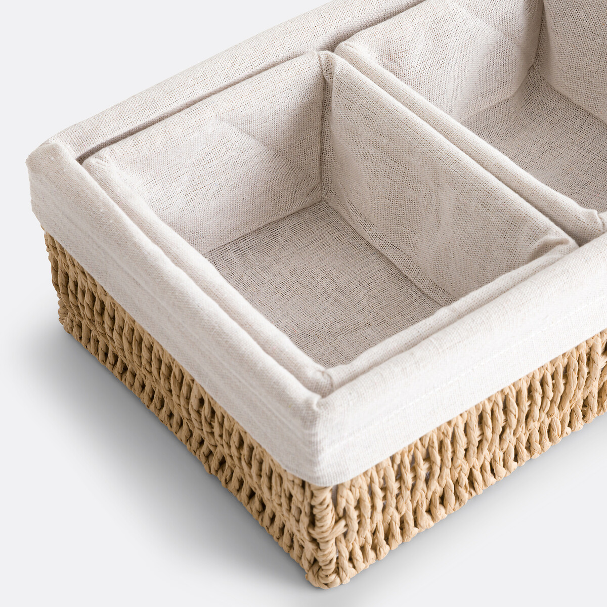 LA REDOUTE INTERIEURS<br>Conjunto de 3 cestos de corda de papel, Papeli