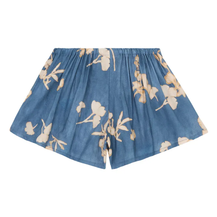 Zhoe & Tobiah Short à Fleurs | Bleu indigo