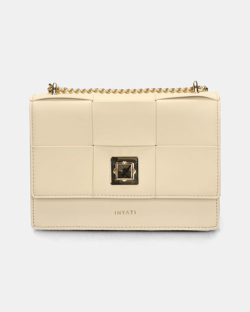 INYATI Rahel Crossbody Tas  - wit
