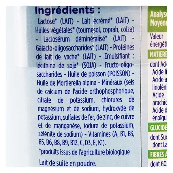 Gallia Calisma Orgânica 2ª Etapa 800g