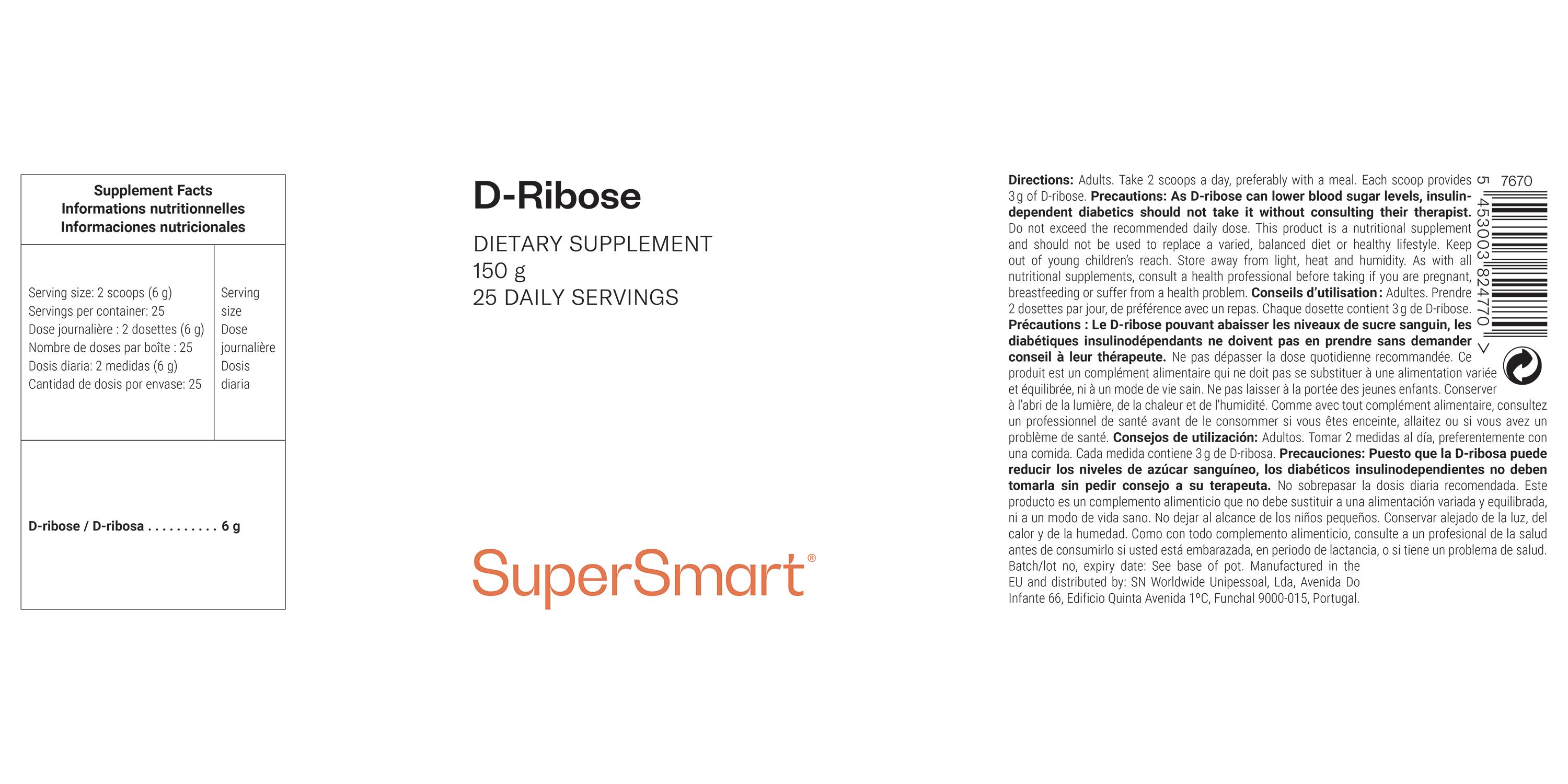 SuperSmart - D-Ribose
