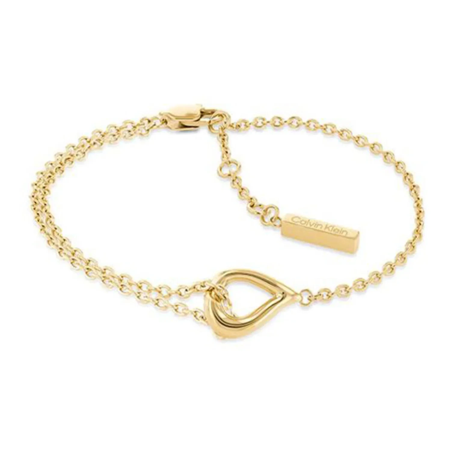 Calvin Klein SCULPTURED DROPS Armbånd 18 kt. Forgyldt Rustfrit Stål 35000077