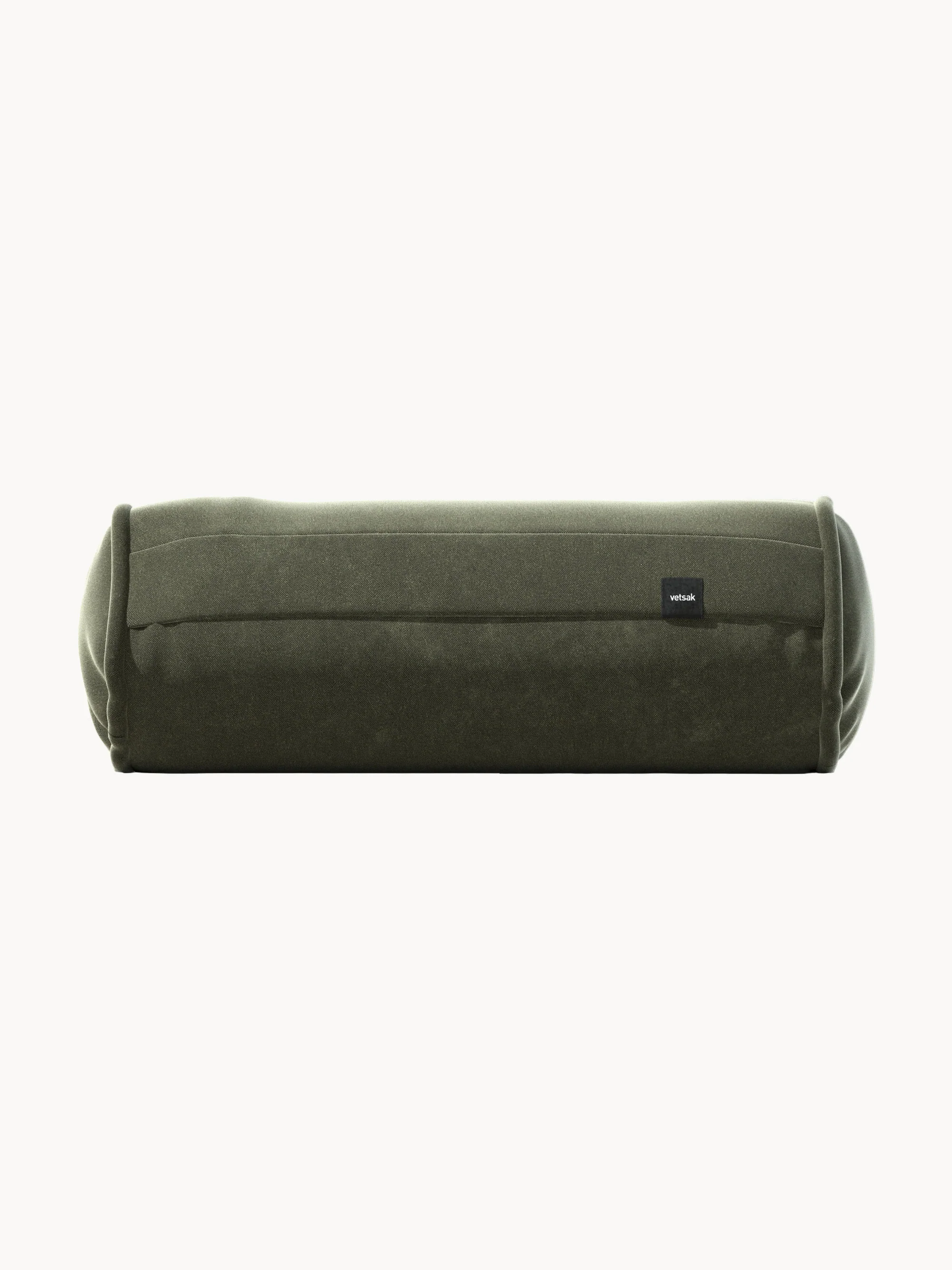 Fluwelen bankkussen Vetsak, Ø 16 x L 40 cm