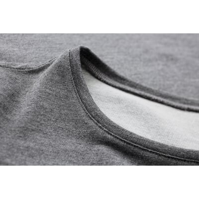 Damen-Jerseykleid, Mittelgrau