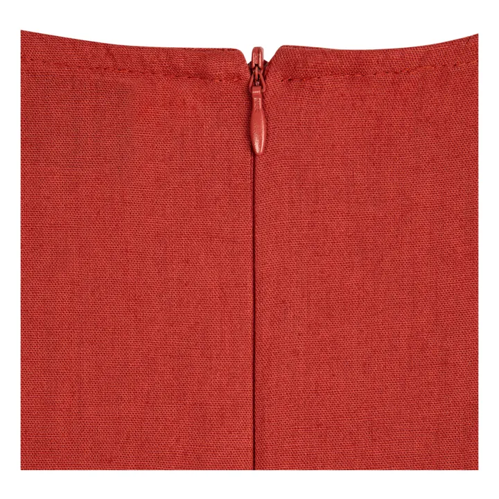 Bobo Choses Robe Loose Coton et Lin - Collection Femme  | Rouge