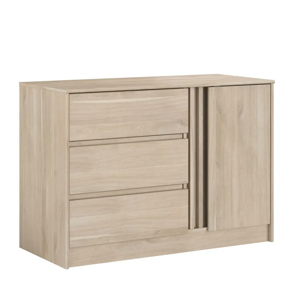 Dressoir Evi - eikenkleur - 76,8x109,8x50 cm