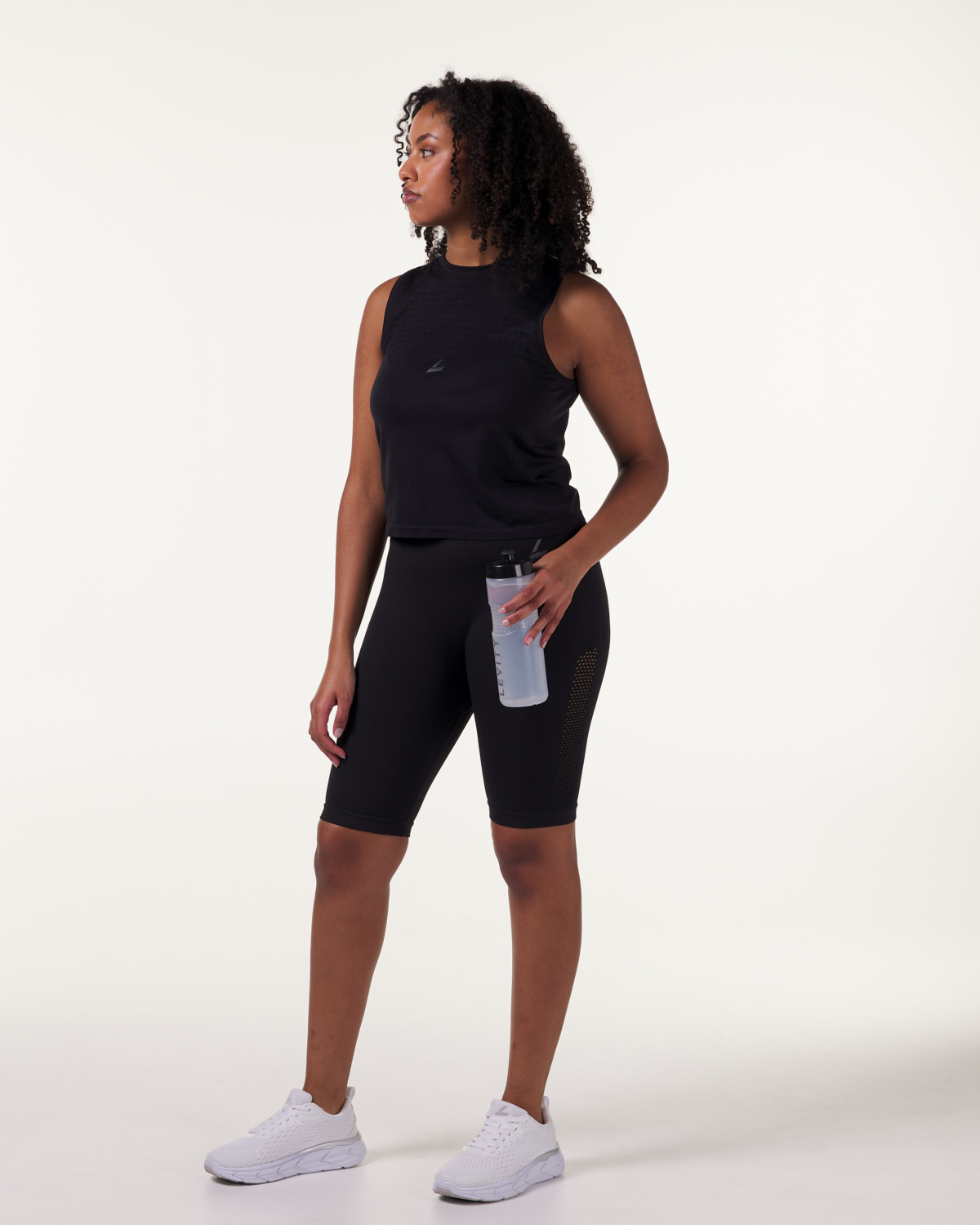 LEVITY Eclipse Mesh Seamless Vest Black