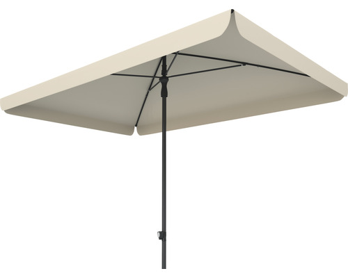 Soluna Cannes Push Up Parasol 140 x 210 cm Polyester (PES) ecru