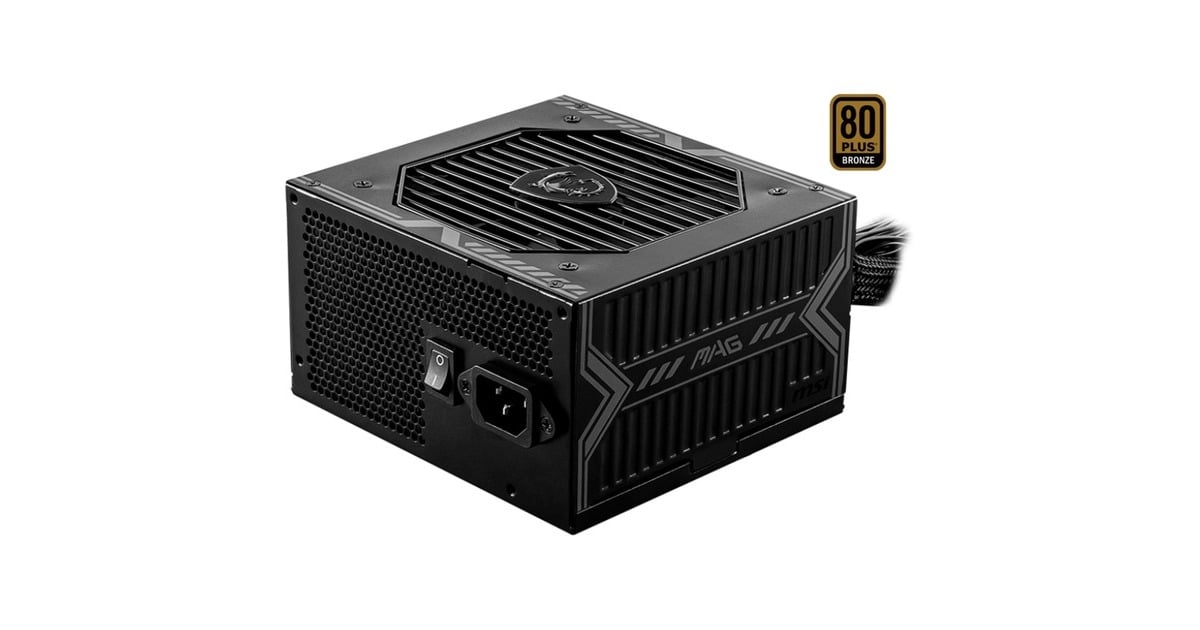 MSIMAG A750BN PCIE5 750 watt voeding   (Zwart, 2x PCIe)