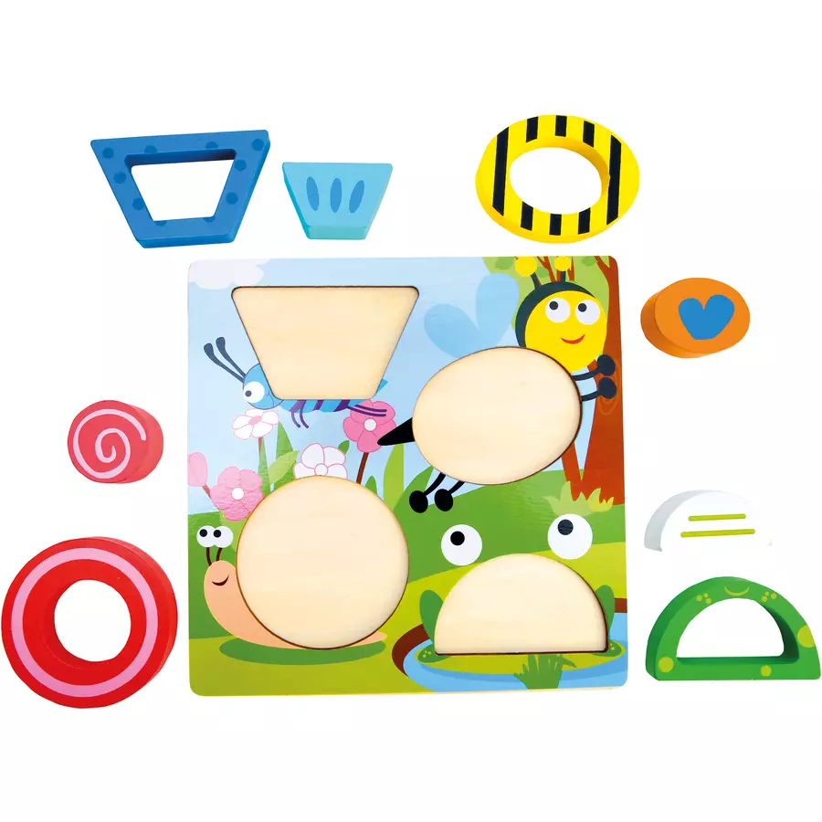 Bino 3D Puzzle Holz, Am Wasserteich