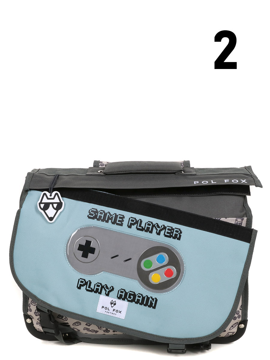 Cartable RÀversible Pol Fox Gamer 41 cm