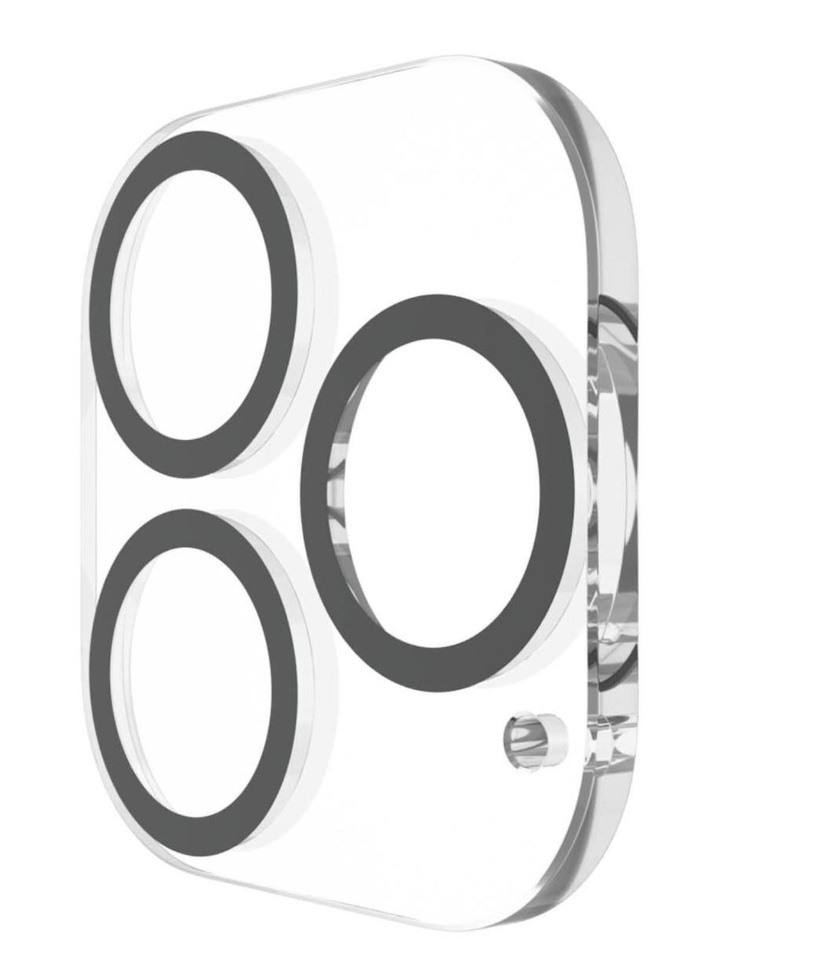iPhone 13 Pro / iPhone 13 Pro Max Kamera Objektiv Protector Vollschutz Panzer Glas (0384) - Transparent