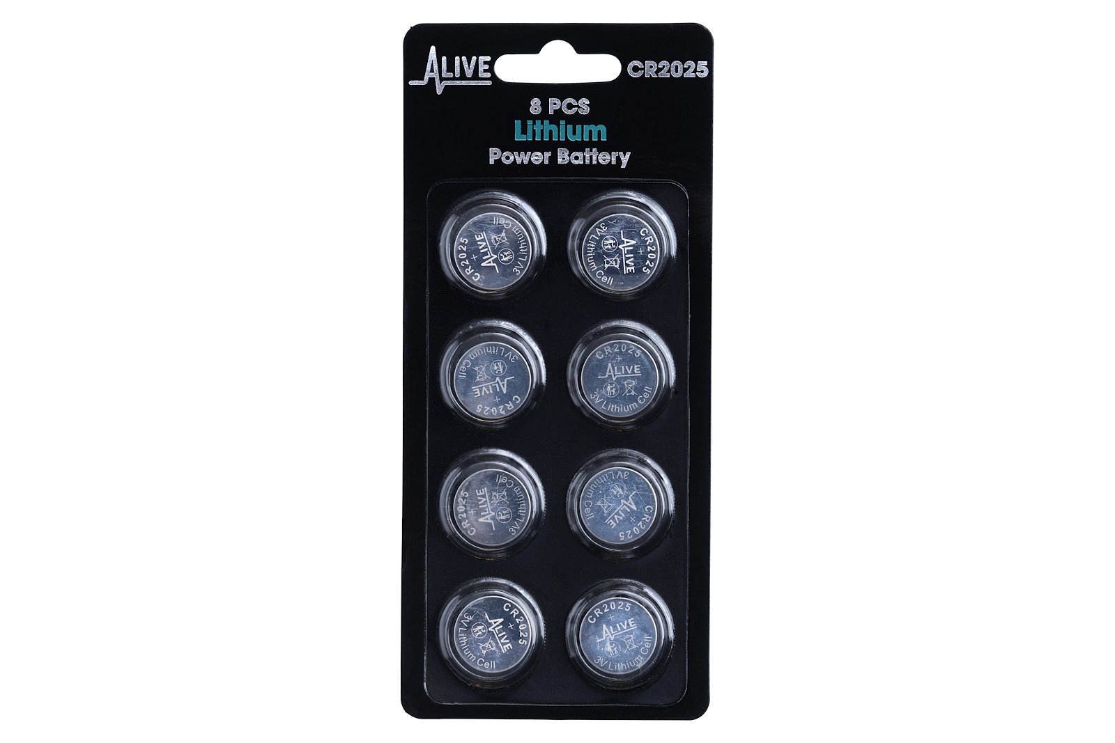 ALIVE Batteri CR2025 8pk 150mAh