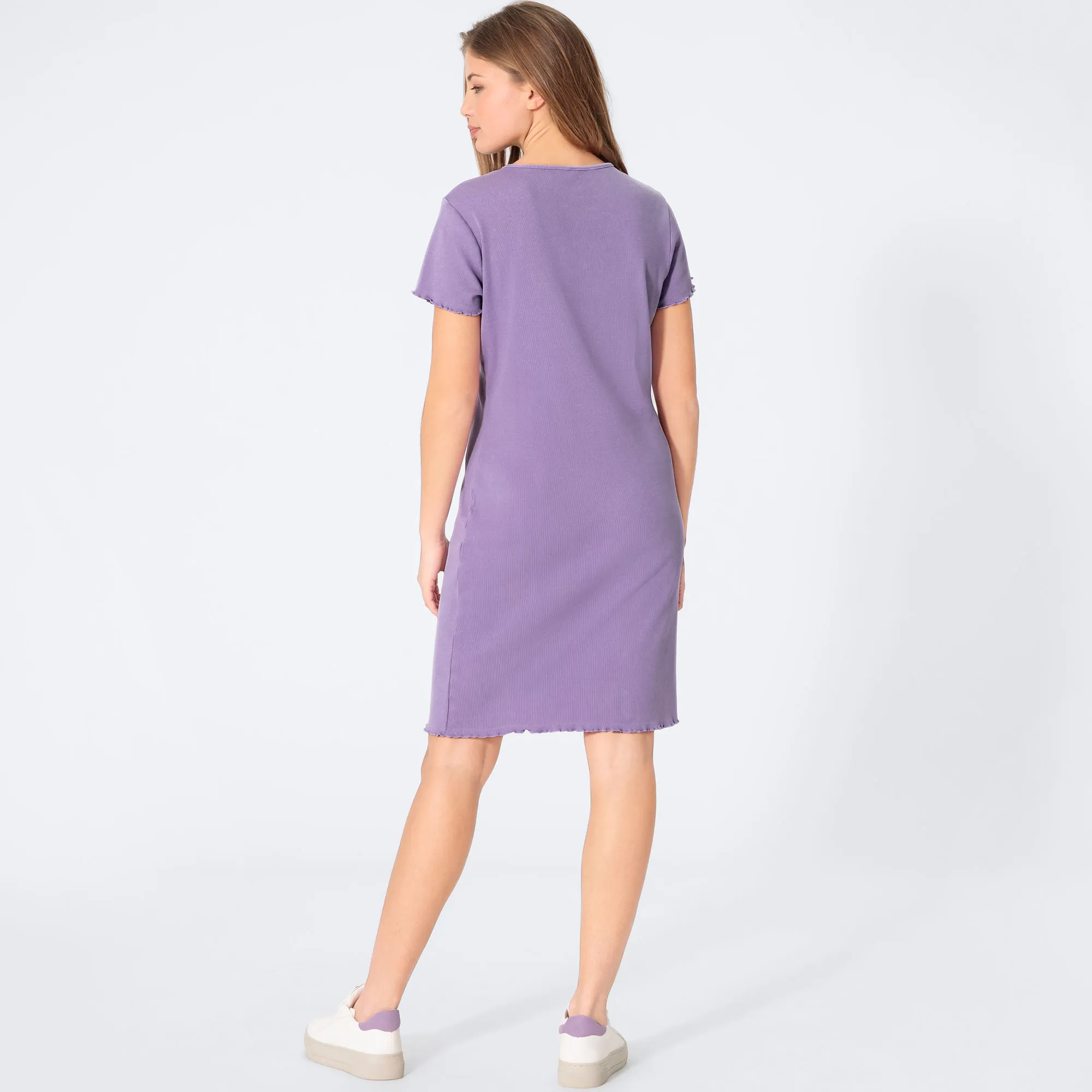 Damen-Kleid mit Wasch-Effekt