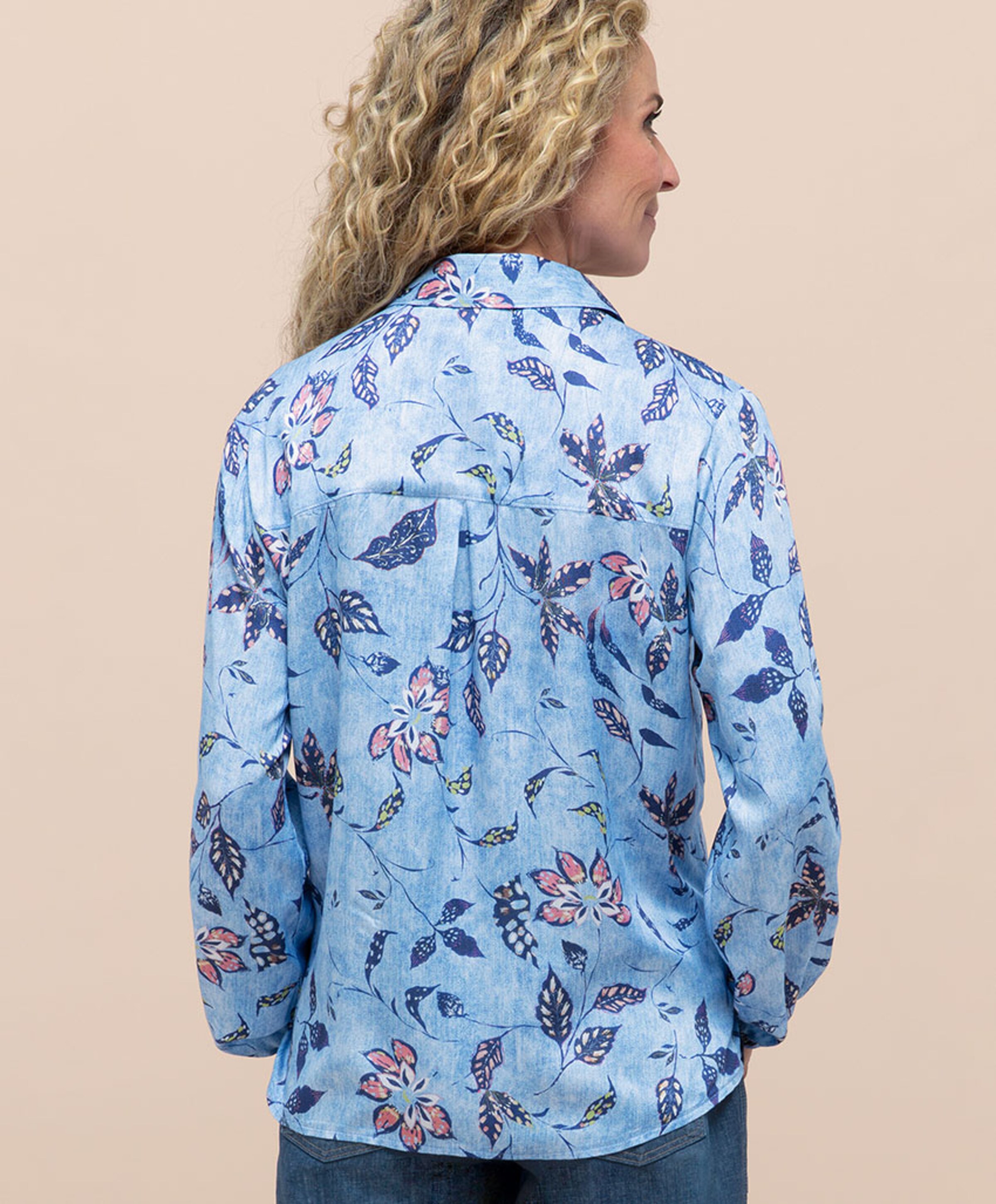 Bianca Dames blouse blauw