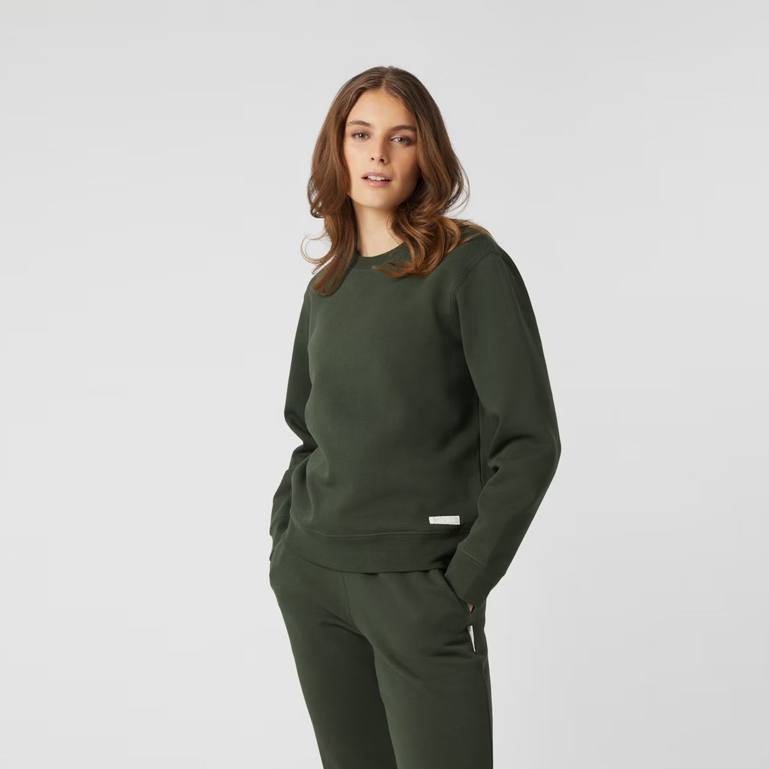 Björn Borg Crew T-shirt Femmes - Vert Foncé