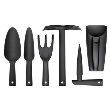 Tuingereedschap set basis kunststof 6-delig compleet