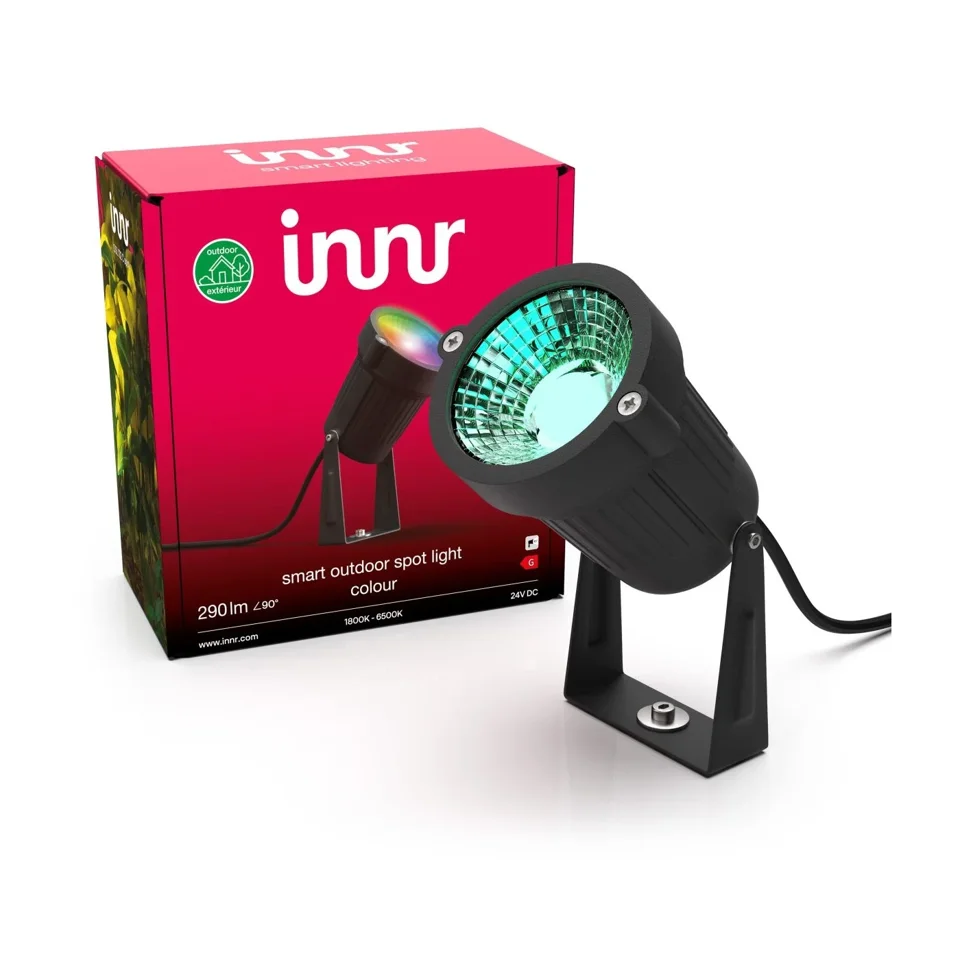 Innr - Outdoor Smart Spot Colour 3-Pack + 2 x Smart Spot Colour Extension Pack - Bundle