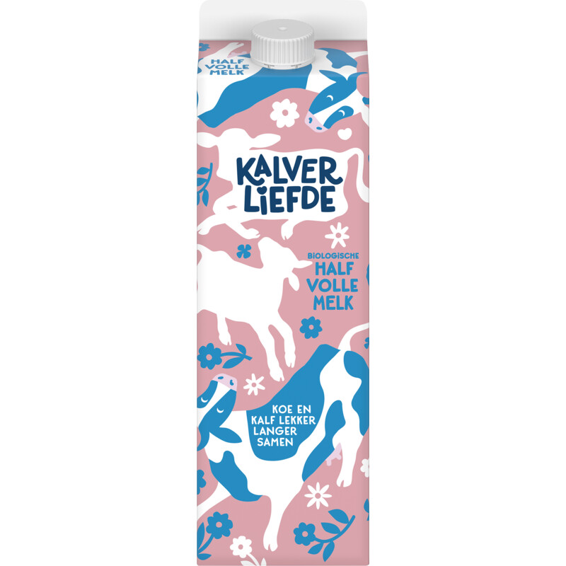 Kalverliefde Biologische halfvolle melk