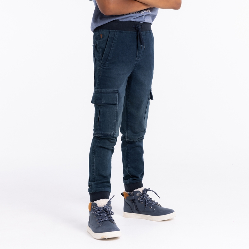 Jean cargo bleu Garçon