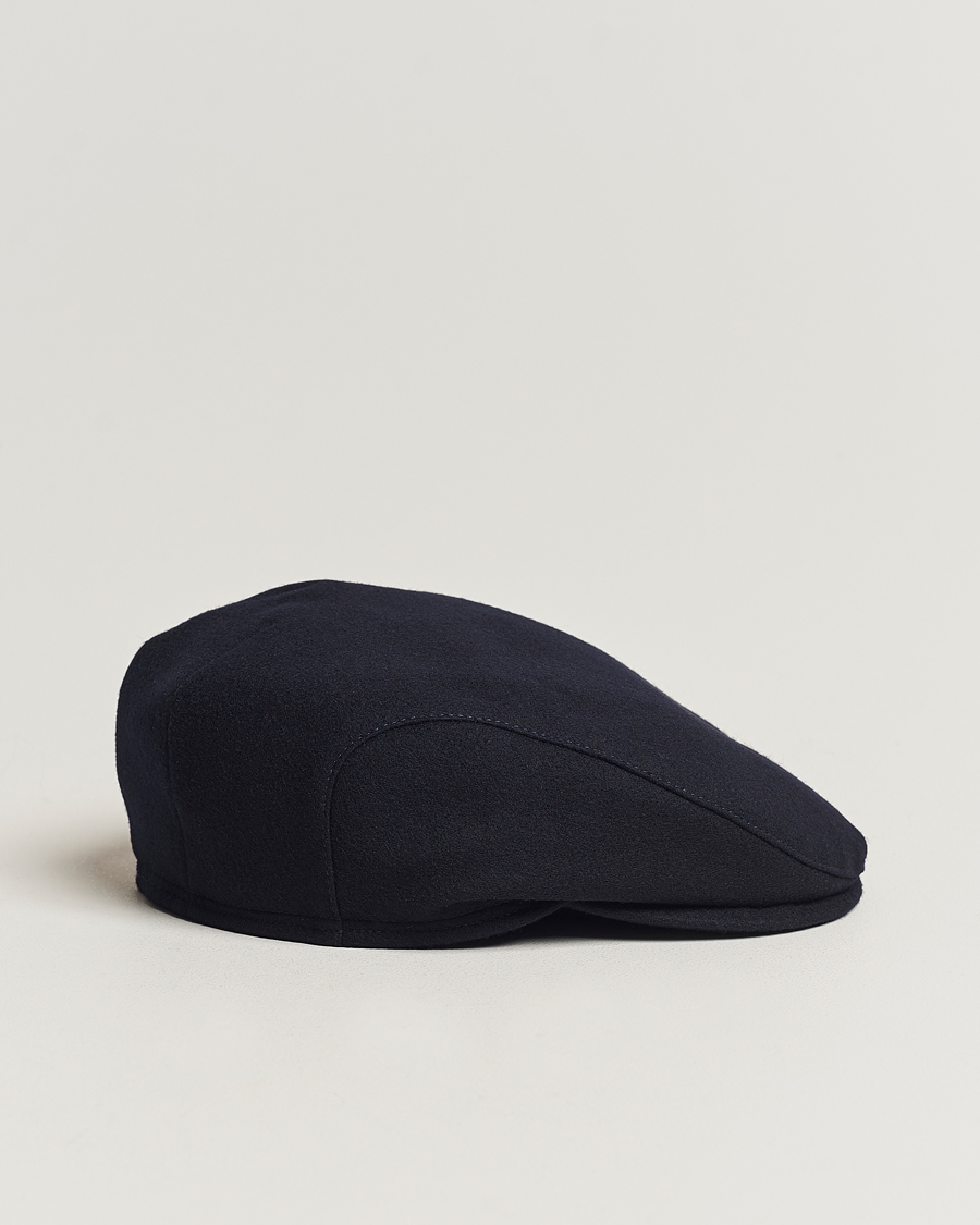 Wigéns Ivy Slim Donegal Wool Navy