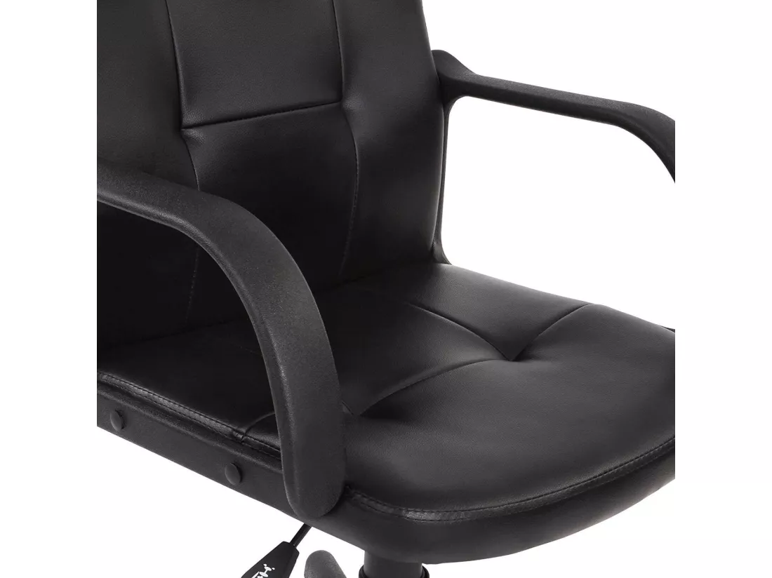 Chaise de bureau pivotante noire 60 x 55.5 x 106 cm 01_0000082