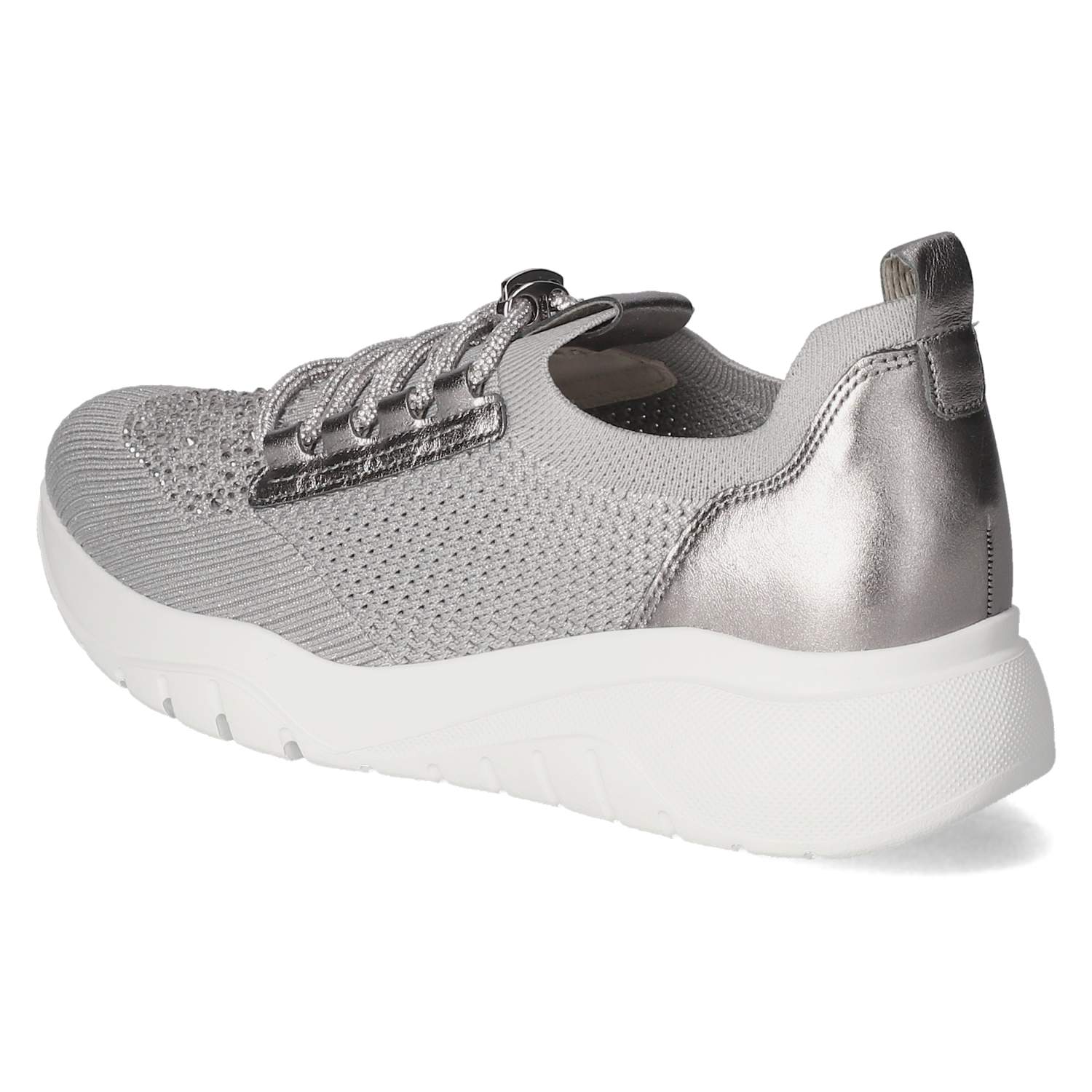 Gabor Low Sneaker - grau (glitter)