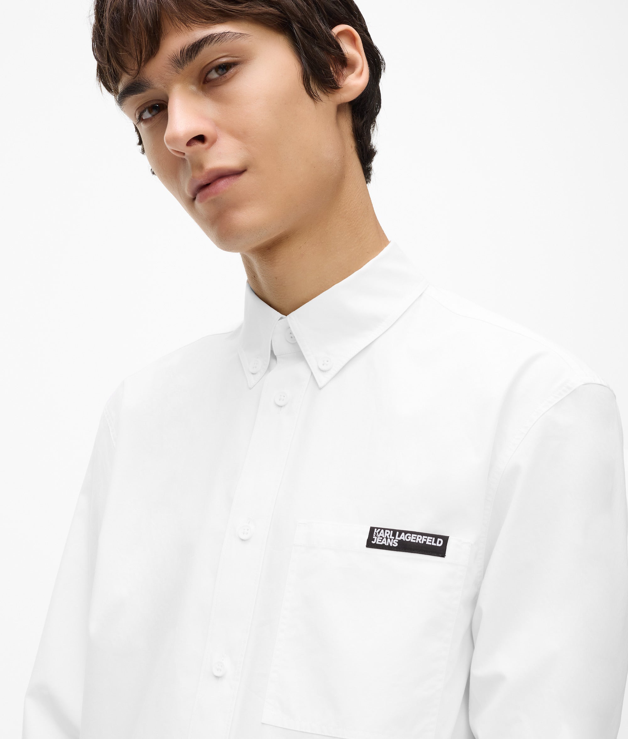 Poplin overhemd