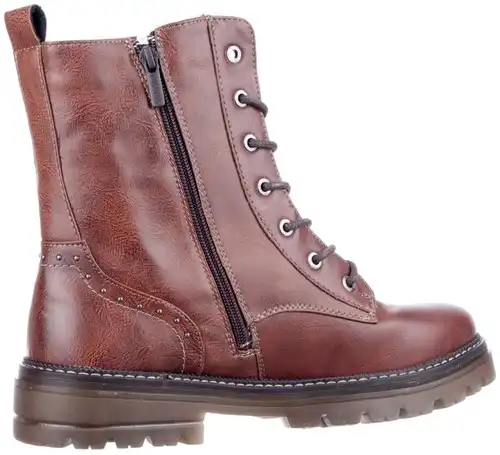 1404-601 Mustang bruin - maat 43 veterboot bruin - maat 43 Calandschoen