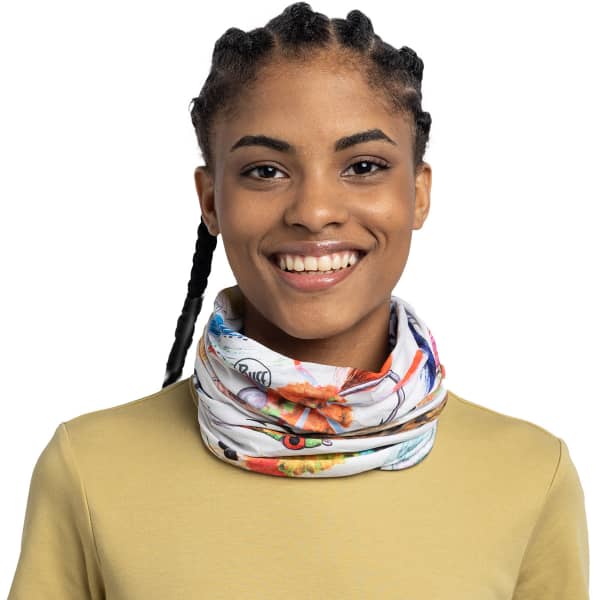 Bandeau cache cou randonnée BUFF COOLNET UV ALEXANDRA NICOLE F LIES