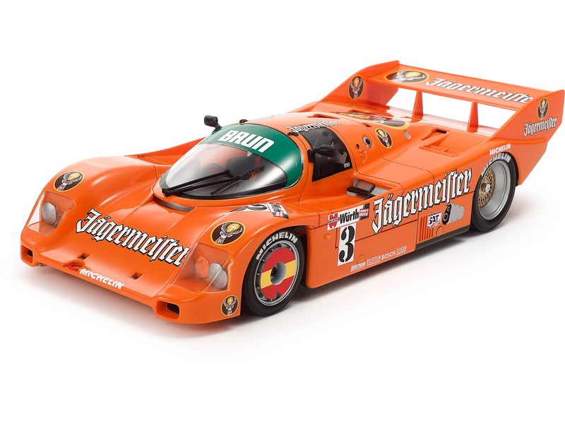 Tamiya Porsche 962C Jaegermeister 1:24 Modellbausatz im Massstab 1:24