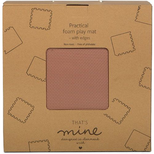 That's mine foam speelmat 100x100 cm - plum
