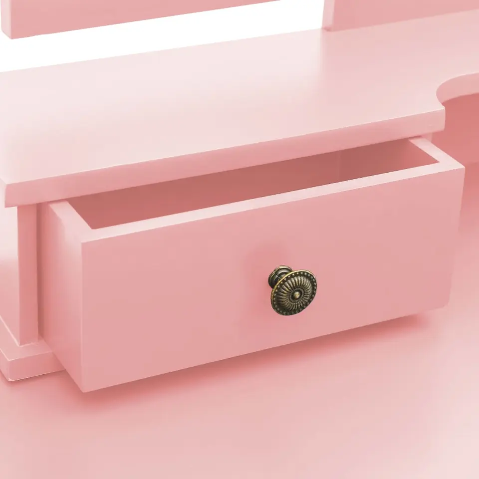 vidaXL - Kaptafel - Roze - Hout