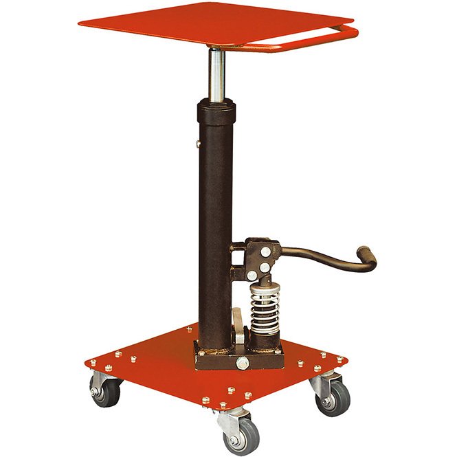 Table hydraulique de mise à niveau