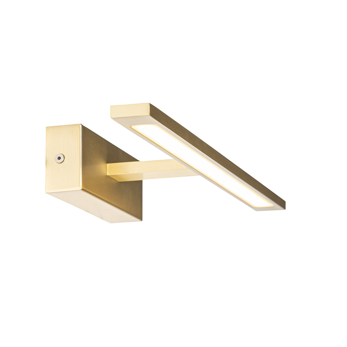 QAZQA Wandlamp messing 41,5 cm incl. LED IP44 - Jerre