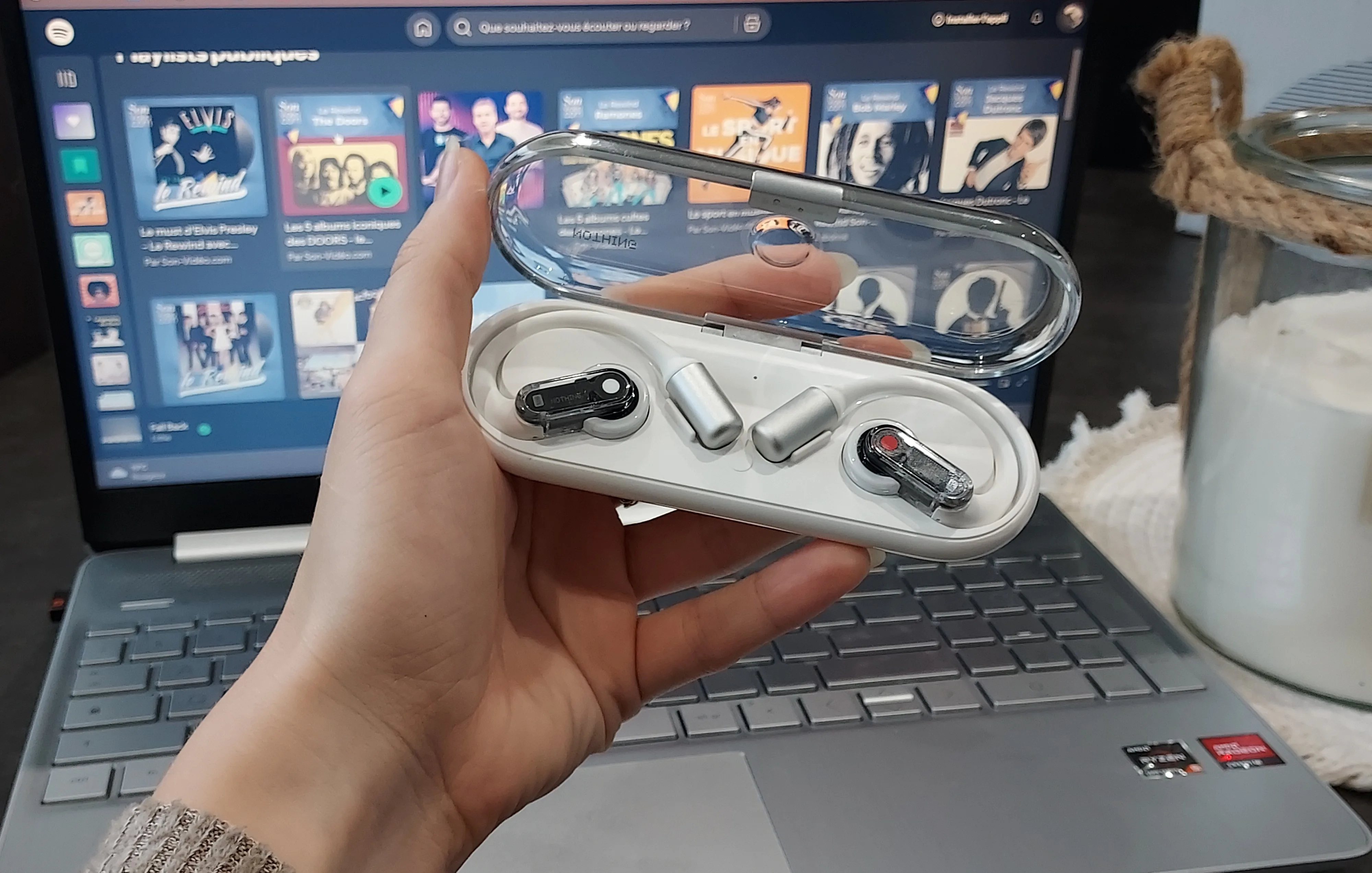 Nothing Ear (Open) Blanc Écouteurs True Wireless
