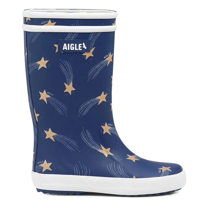 Aigle Bottes de Pluie Lolly Pop Etoiles Filantes | Bleu marine