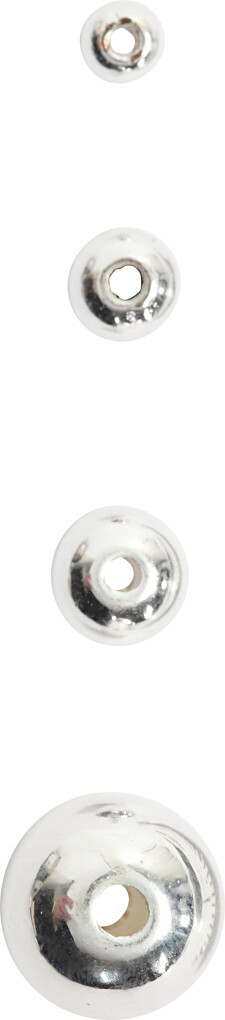 Voksperler - Ø 3 MM - Hulstr. 0,7 MM - Sølv - 150 Stk