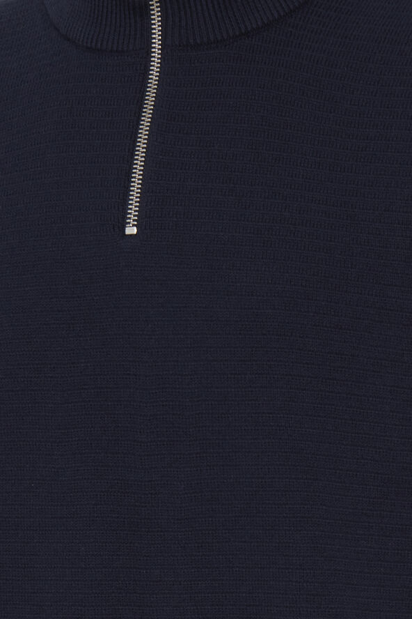 Casual Friday CFKLAES halfzip knit vest Navy blazer