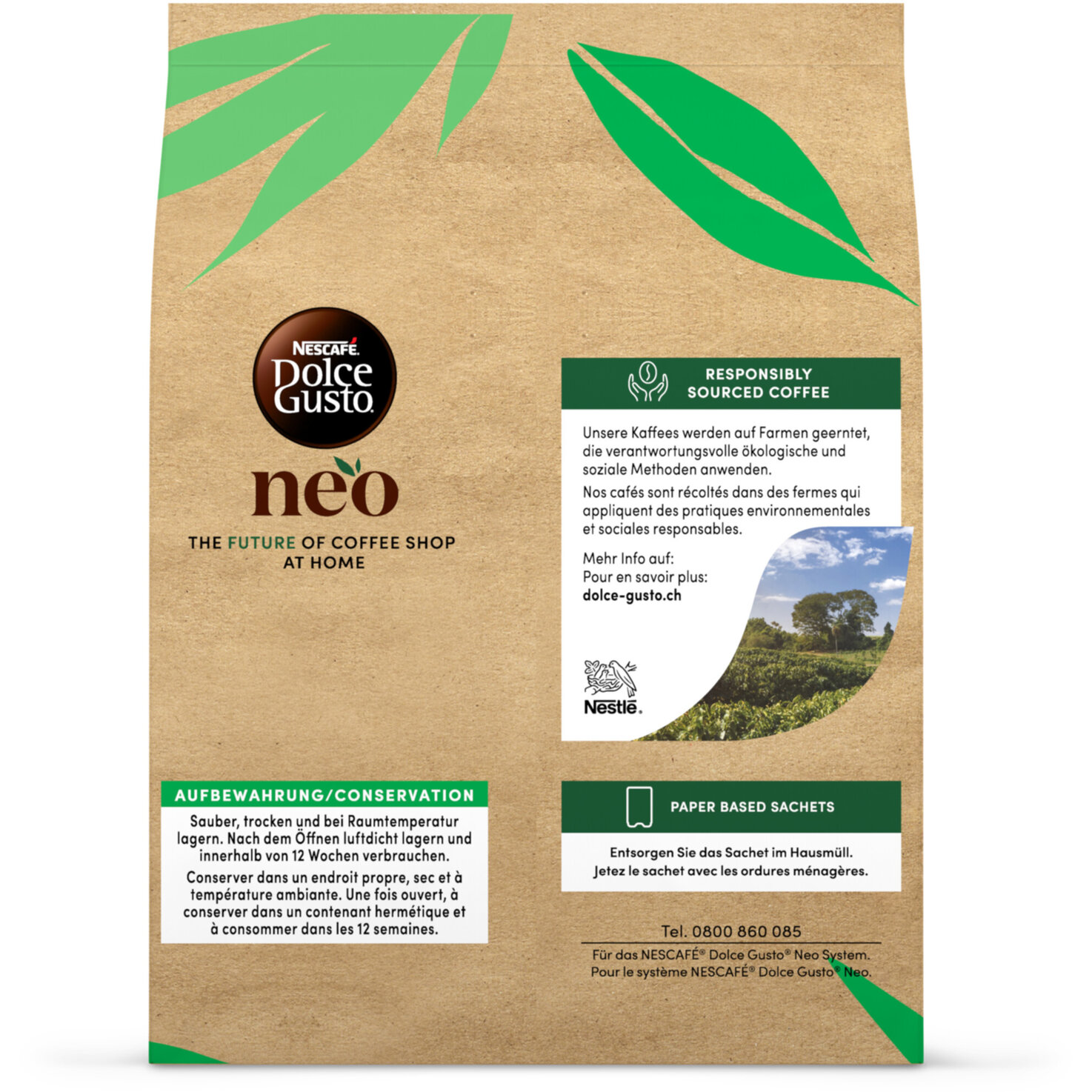 NEO Dolce Gusto Cafe Au Lait 12 Pods