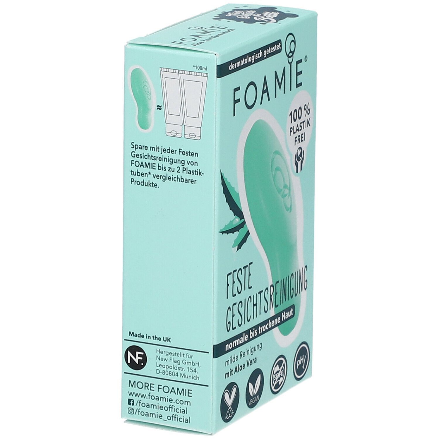 FOAMIE® Feste Gesichtsreinigung Aloe Vera