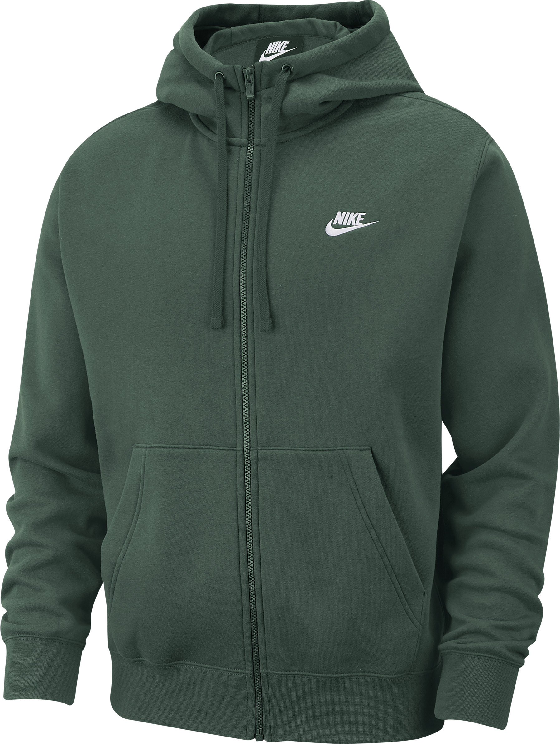 Nike Club Fleece Kapuzenjacke Grün F370