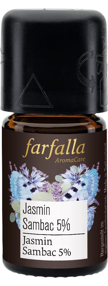 Farfalla Jasmin Sambac 5% (95% Alkohol) Äth/Öl Absolue 5 ml